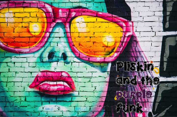 Pliskin and The Purple Funk graffiti